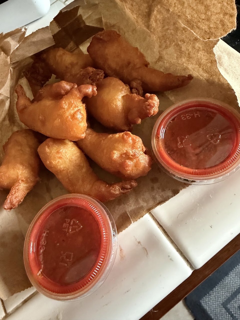 Golden Fried Chicken with Dipping Sauce