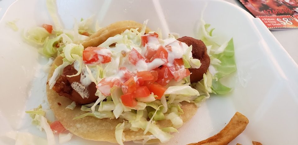 Fish Tacos and Fries